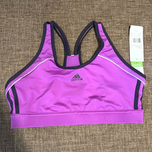 Adidas Sports Bra Medium Support Size L - Picture 1 of 3